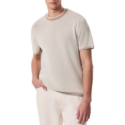 rag & bone rag & bone Harvey Ringer Cotton Blend Mesh T-Shirt