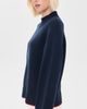 rag & bone rag & bone Hazel Roll Neck Sweater Navy - 4