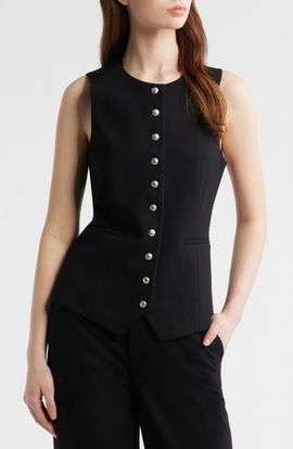 rag & bone rag & bone Irina Ponte Knit Longline Vest