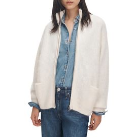 rag & bone rag & bone Jada Brushed Cashmere Full Zip Cardigan