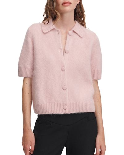 Rag & Bone rag & bone Jada Brushed Cashmere Short Sleeve Cardigan