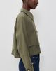 rag & bone rag & bone Jamie Cropped Trench Coat Argrn - 4
