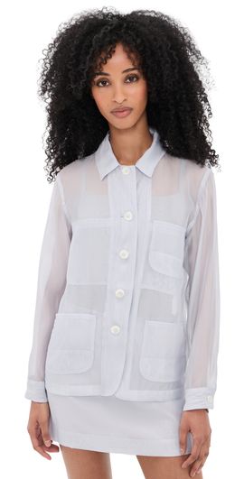 rag & bone rag & bone Jolene Organza Jacket Grey