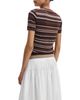 Rag & Bone rag & bone Karina Stripe Short Sleeve Sweater - 3