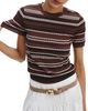 Rag & Bone rag & bone Karina Stripe Short Sleeve Sweater - 4