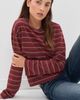 rag & bone rag & bone Kelly Stripe Boxy Tee Pommt - 2
