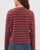 rag & bone rag & bone Kelly Stripe Boxy Tee Pommt - 4