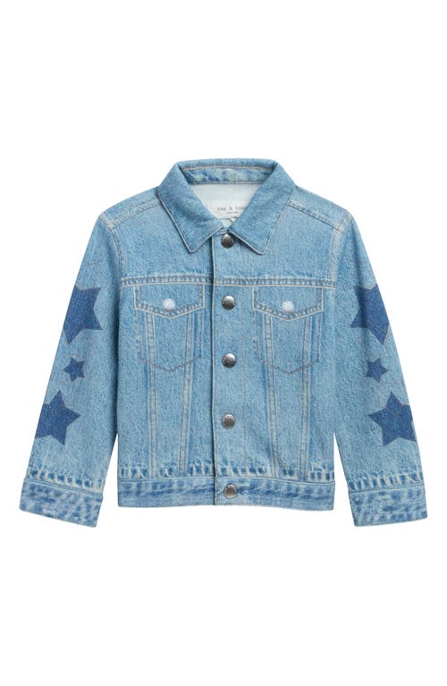 rag & bone rag & bone Kids' Miramar Terry Star Trucker Jacket