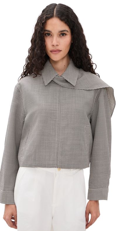 rag & bone rag & bone Krista Wool Jacket Black Plaid
