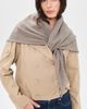 rag & bone rag & bone Kristie Triangle Shawl Dark Sand Multi One - 3
