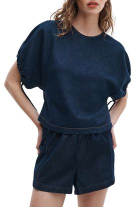rag & bone rag & bone Laura Tie Cuff Denim Shirt