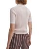 Rag & Bone rag & bone Laurie Tipped Short Sleeve Polo Sweater - 3