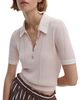 Rag & Bone rag & bone Laurie Tipped Short Sleeve Polo Sweater - 4