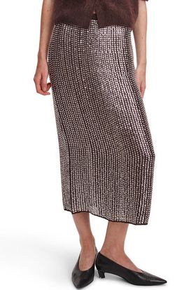 rag & bone rag & bone Lili Beaded Georgette Midi Skirt