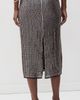 rag & bone rag & bone Lili Sequined Skirt Chocolate - 3