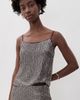 rag & bone rag & bone Lili Sequined Tank Chocolate - 2