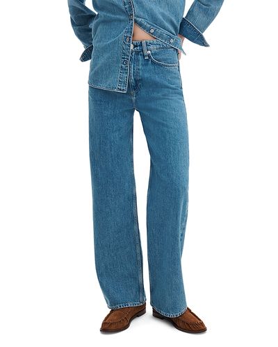 Rag & Bone rag & bone Logan High Rise Wide Leg Jeans in Downey