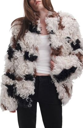 rag & bone rag & bone Lori Genuine Shearling Coat