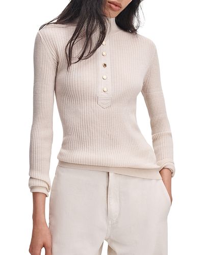 Rag & Bone rag & bone Lucy Henley Stand Collar Sweater