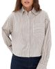 rag & bone rag & bone Marin Cropped Stripe Shirt Tanst - 1