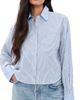 rag & bone rag & bone Marin Multi Stripe Shirt Blumltistp - 1