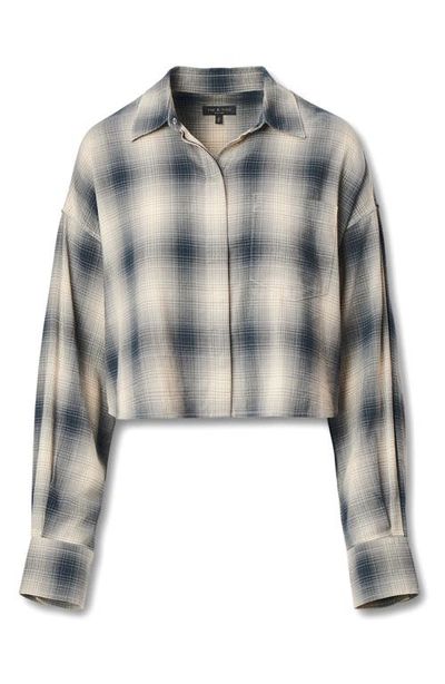 rag & bone rag & bone Marin Plaid Crop Button-Up Shirt