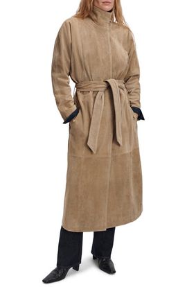 rag & bone rag & bone Marlene Suede Trench Coat