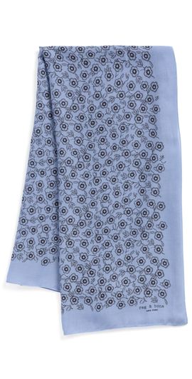 rag & bone rag & bone Mel Floral Scarf Taupe Floral One