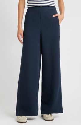 rag & bone rag & bone Melanie Crepe Wide Leg Pants
