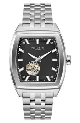 rag & bone rag & bone Mercer Automatic Bracelet Watch, 41mm