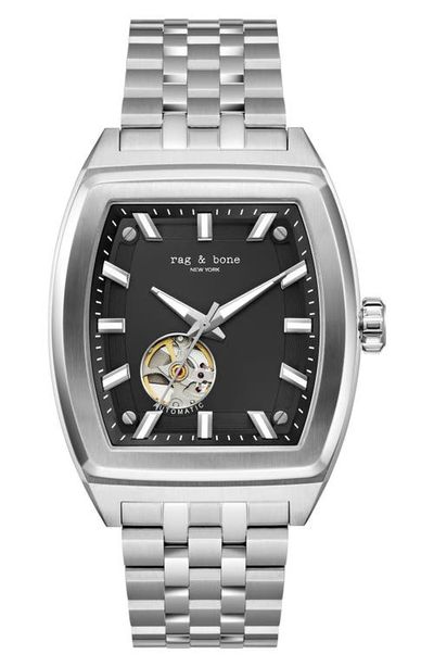 rag & bone rag & bone Mercer Automatic Bracelet Watch, 41mm