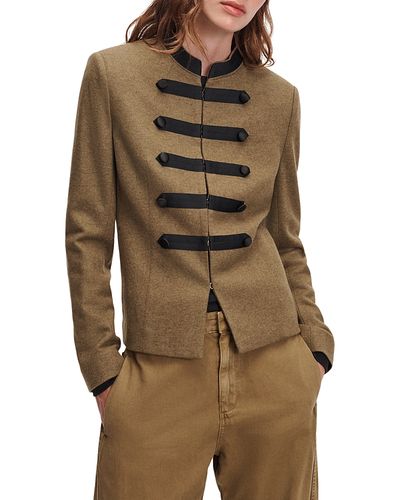 Rag & Bone rag & bone Mercer Regalia Wool Long Sleeve Blazer