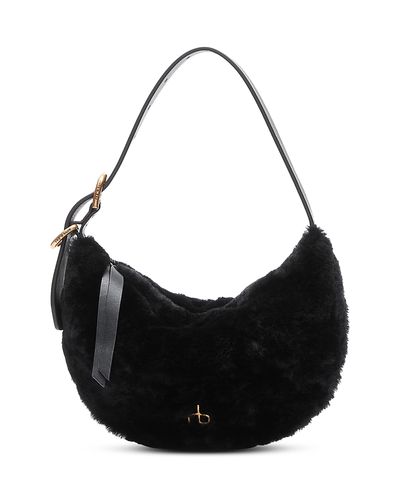 Rag & Bone rag & bone Mercer Small Shearling Hobo Bag