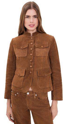 rag & bone rag & bone Mercer Suede Blazer Brown