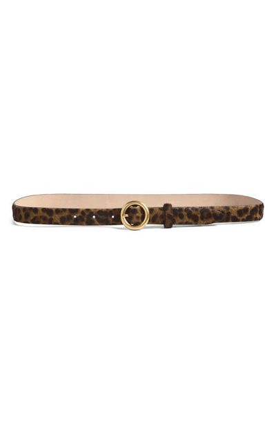 rag & bone rag & bone Mia Genuine Calf Hair Leather Belt