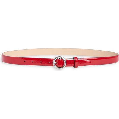 rag & bone rag & bone Mia Patent Skinny Leather Belt