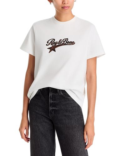 Rag & Bone rag & bone Miramar Cotton Logo Graphic Tee