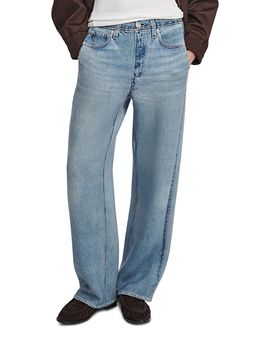 Rag & Bone rag & bone Miramar Mallow Wide Leg Pull On Sweatpant Jeans in Astor