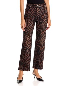 Rag & Bone rag & bone Miramar Printed Ankle Jeans in Zebra