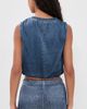 rag & bone rag & bone Miramar Satin Mica Bubble Top Jasper - 3