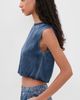 rag & bone rag & bone Miramar Satin Mica Bubble Top Jasper - 4