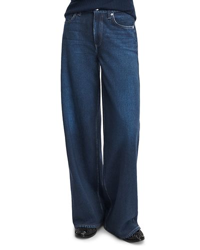 Rag & Bone rag & bone Miramar Sofie High Rise Wide Leg Terry Sweatpant Jeans in Nolita