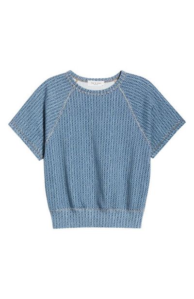 rag & bone rag & bone Miramar Terry Cloth Short Sleeve Sweatshirt