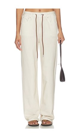 Rag & Bone Rag & Bone Miramar Terry Drawcord Wide Leg Pant