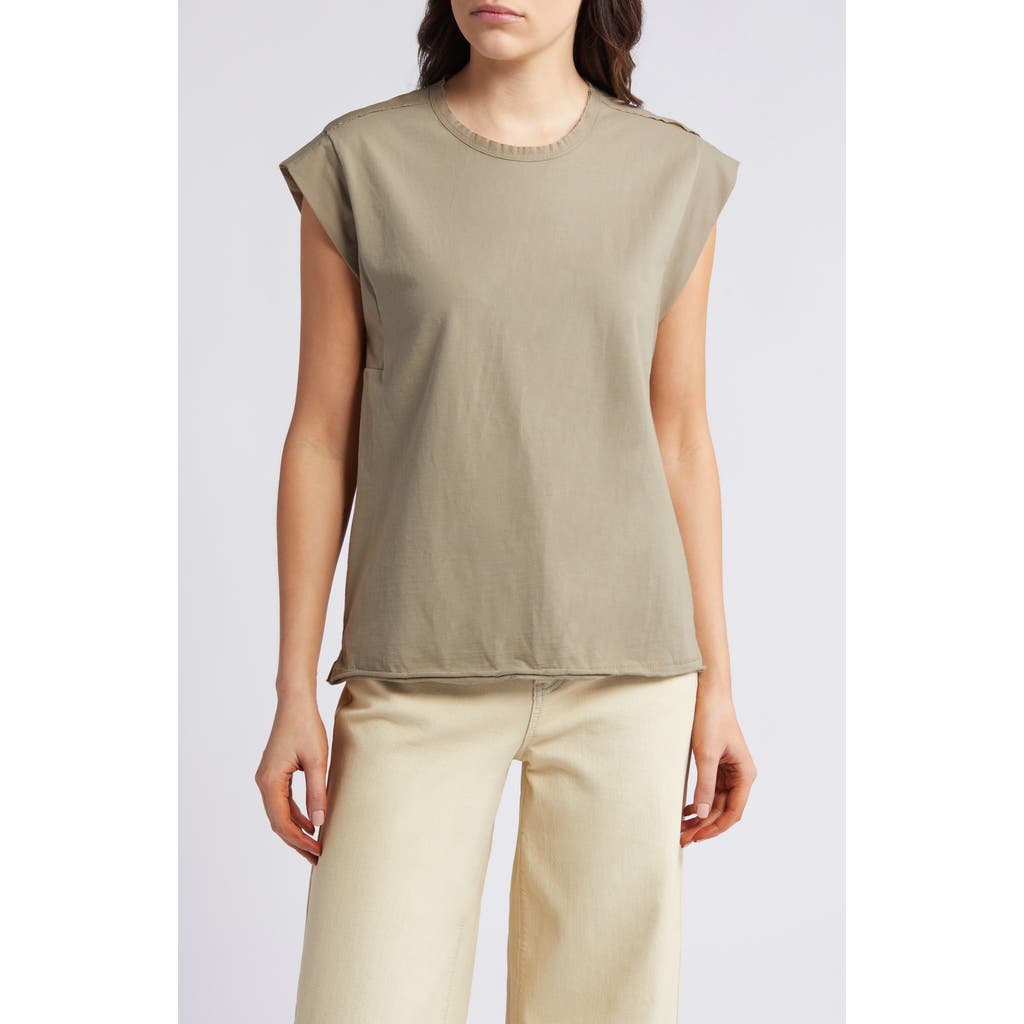 rag & bone rag & bone Mixed Media Muscle T-Shirt