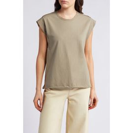 rag & bone rag & bone Mixed Media Muscle T-Shirt