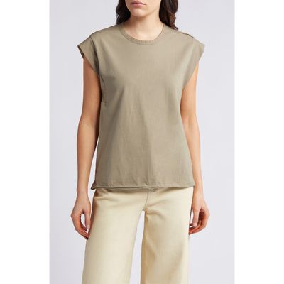 rag & bone rag & bone Mixed Media Muscle T-Shirt