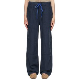 rag & bone rag & bone Navy Atlas Linen Trousers