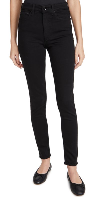 rag & bone rag & bone Nina High Rise Skinny Jeans Black 23