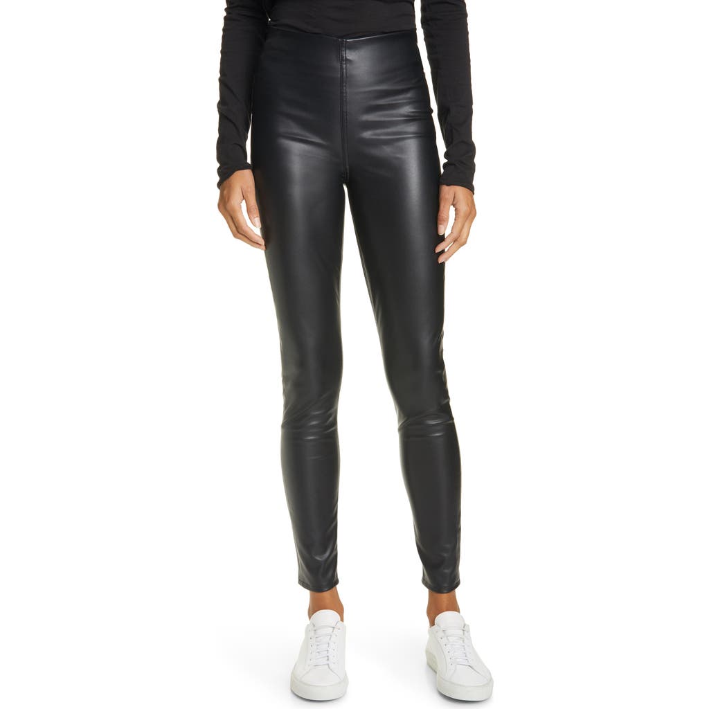 rag & bone rag & bone Nina High Waist Pull On Faux Leather Skinny Pants